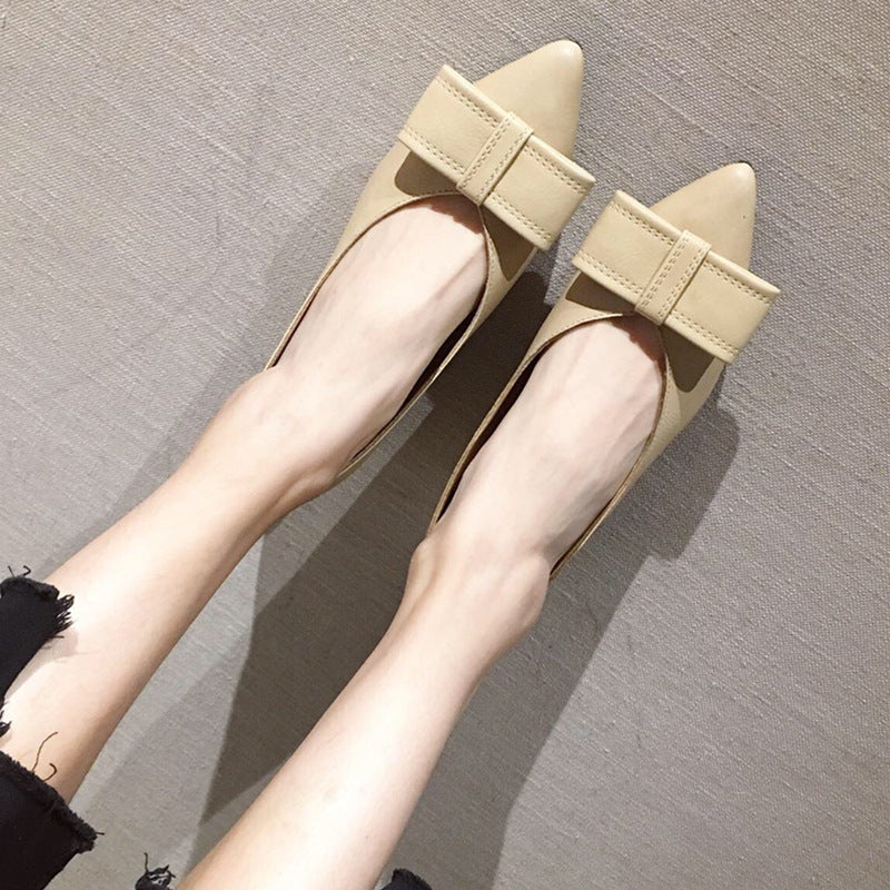 Spring new pointed pointed pumps