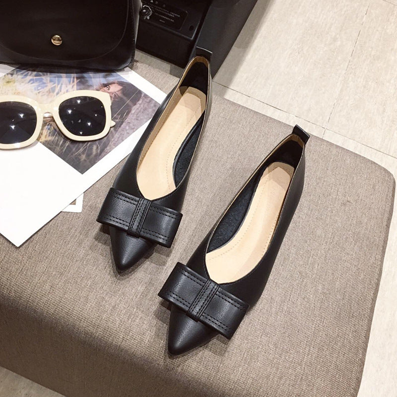 Spring new pointed pointed pumps