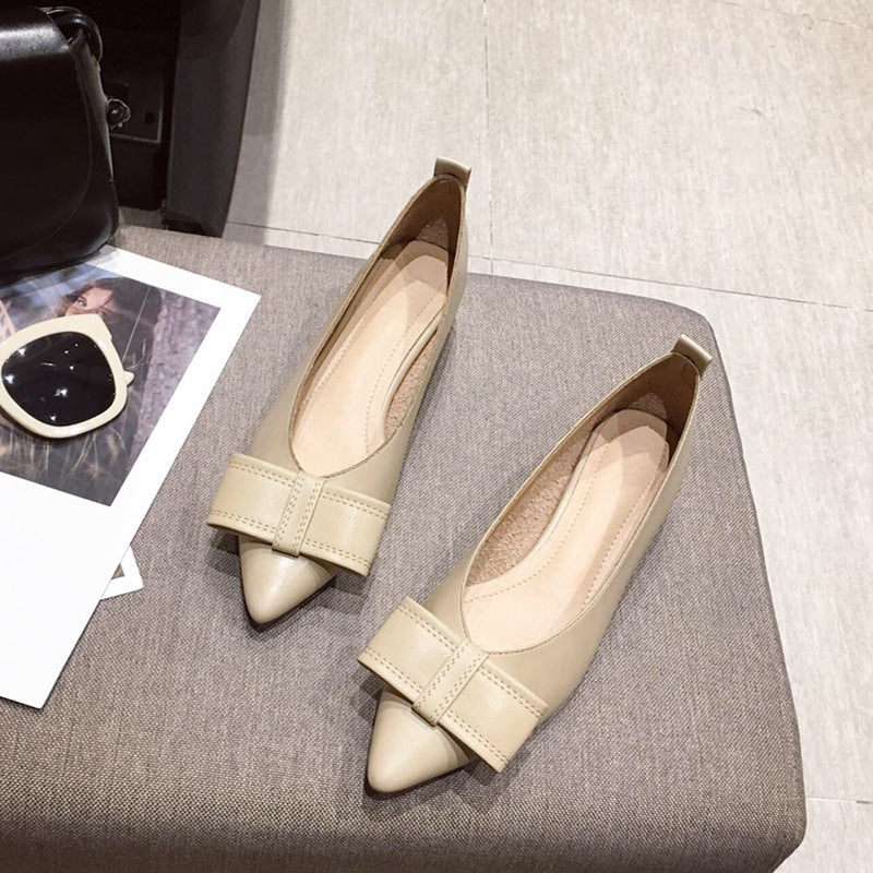 Spring new pointed pointed pumps